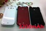 3200mAh External Backup Battery Power Pack Case for Samsung Galaxy S3 i9300 - Black/White/Red