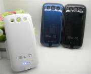 New 2600mAh External Backup Battery Power Pack Case for Samsung Galaxy S3 i9300 - Black/White/Blue 02