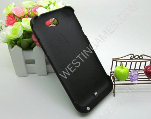 3200mAh External Backup Battery Power Pack Case for Samsung Galaxy Note 2 N7100 - Black/White