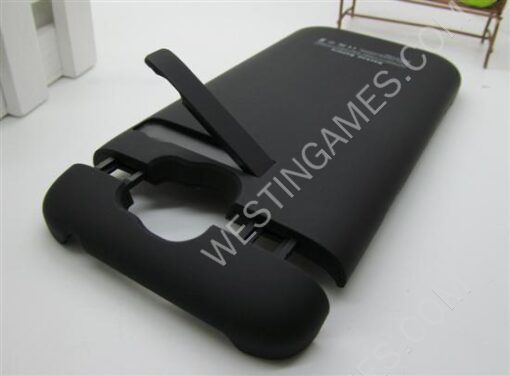 3200mAh External Backup Battery Power Pack Case for Samsung Galaxy Note 2 N7100 - Black/White - Image 4