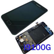 Complete Samsung Galaxy S2 i9100G LCD Screen +Touch Digitizer with Frame/Button Assembly - Black