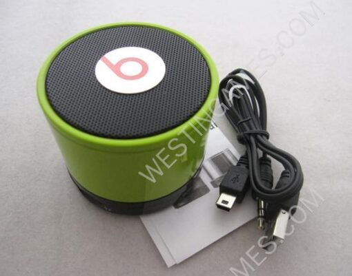 Monster Beats by Dr Dre Mini Bluetooth Speaker Beatbox - Light Green