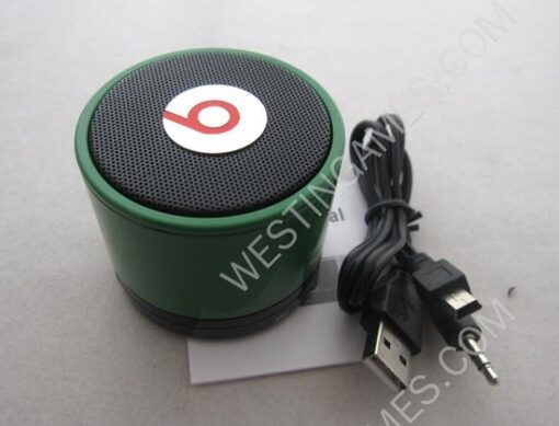 S10 Monster Beats by Dr Dre Mini Bluetooth Speaker Beatbox - Deep Green