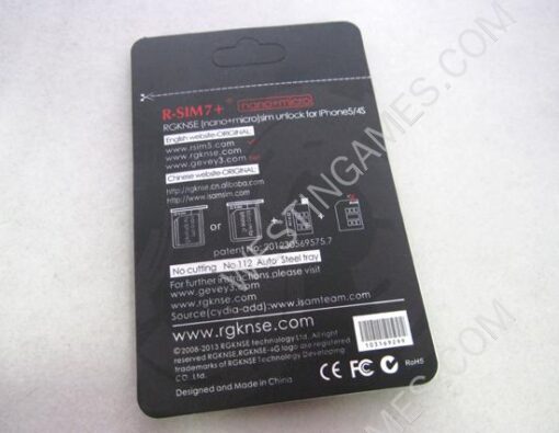 GEVEY R-SIM7+ Unlock Sim Card Compatible For iPhone 4S & iPhone 5 iOS 6.1.3 - 6.X - Image 4