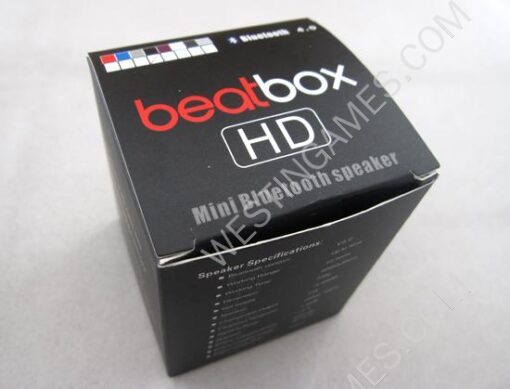 S11 New Bluetooth 4.0 Beats by Dr Dre Mini Bluetooth Speaker Beatbox HD - Matt Black - Image 6