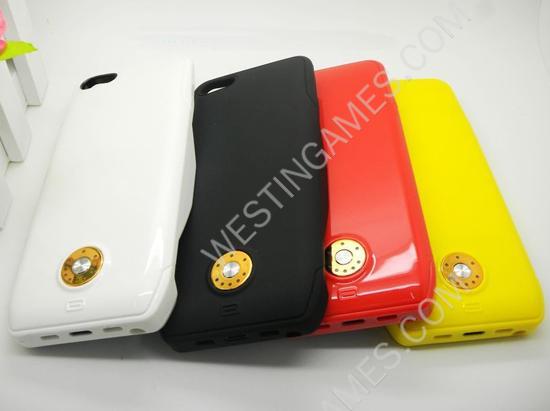 3000mAh External Backup Battery Power Pack Super Thin Case for iPhone 5 - 4 Colors (B)