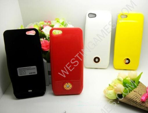 3000mAh External Backup Battery Power Pack Super Thin Case for iPhone 5 - 4 Colors (B) - Image 2