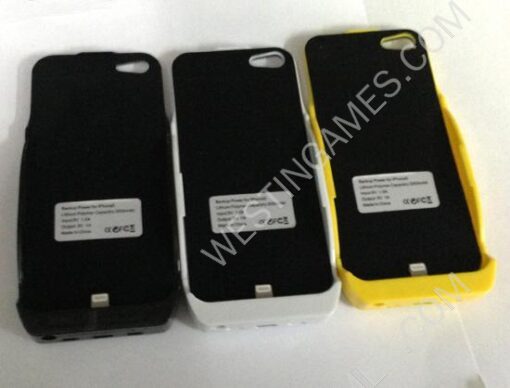 3000mAh External Backup Battery Power Pack Super Thin Case for iPhone 5 - 4 Colors (B) - Image 4