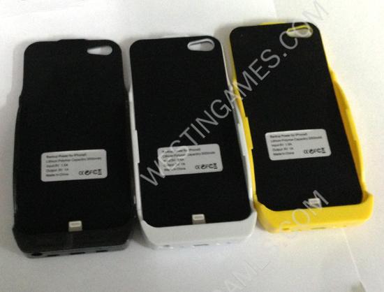 3000mAh External Backup Battery Power Pack Super Thin Case for iPhone 5 - 4 Colors (B) - Image 4