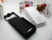 3000mAh External Backup Battery Power Pack Case w/ USB Port for iPhone 4 4S - Black/White
