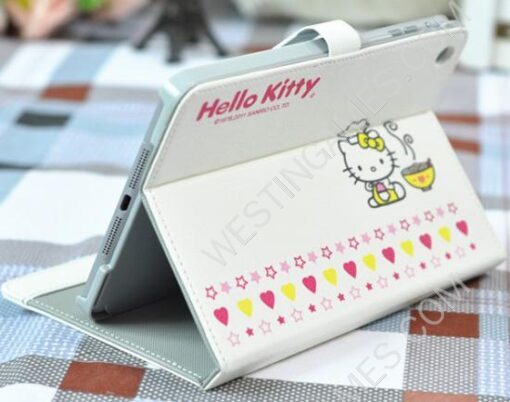 Hello Kitty Protective Leather Case Cover Sleeve with Plastic Stand for iPad Mini - 10 Themes - Image 6