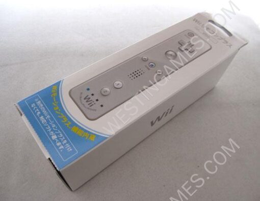 2IN1 Remote Controller with Built-in Motion Plus for Nintendo Wii / WII U - White