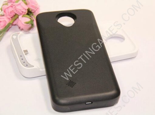 3200mAh External Backup Battery Power Pack Case for Samsung Galaxy S4 I9500 - Black/White - Image 4