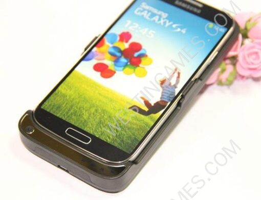 3200mAh External Backup Battery Power Pack Case for Samsung Galaxy S4 I9500 - Black/White - Image 5
