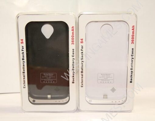 3200mAh External Backup Battery Power Pack Case for Samsung Galaxy S4 I9500 - Black/White - Image 6