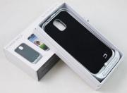 3200mAh External Backup Battery Power Pack Aluminium Alloy for Samsung Galaxy S4 I9500 - Black/White 03