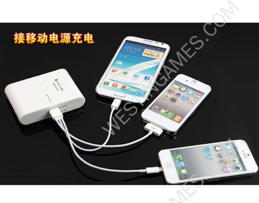 4 in 1 USB Cable Charger Cord for iPhone 5 4S iPad Samsung BlackBerry HTC- White (20cm) - Image 5