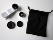 LX-U002 3in1 Universal Lens Clip w/ Fisheye,Macro and Wide Angle for iPhone/Samsung/iPad - Silver 05
