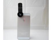 LX-U002 3in1 Universal Lens Clip w/ Fisheye,Macro and Wide Angle for iPhone/Samsung/ iPad - Black 02