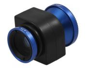3 in 1 Camera Lens including Fisheye, Macro and Wide Angle for iPhone 5 - Blue