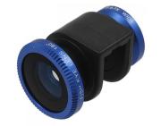 3 in 1 Camera Lens including Fisheye, Macro and Wide Angle for iPhone 5 - Blue 02