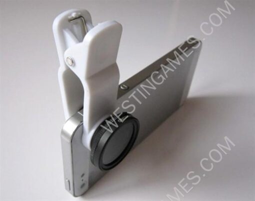 Universasl HD CPL Polarizer Lens Photographer Lens Clip for iPhone /iPad /Samsung - Black/White