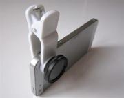 Universasl HD CPL Polarizer Lens Photographer Lens Clip for iPhone /iPad /Samsung - Black/White