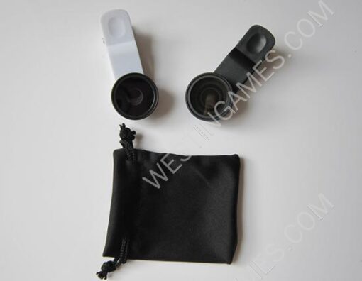 Universasl HD CPL Polarizer Lens Photographer Lens Clip for iPhone /iPad /Samsung - Black/White - Image 3