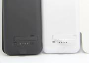 New 3200mAh External Backup Battery Power Pack Case w/ Leather for Galaxy S4 I9500 - Black/White 05