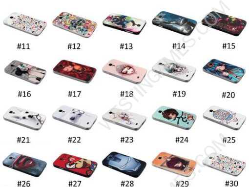Relief Pattern Thin Protecting Cover Case For Samsung Galaxy S4 I9500 - 30 Themes - Image 2
