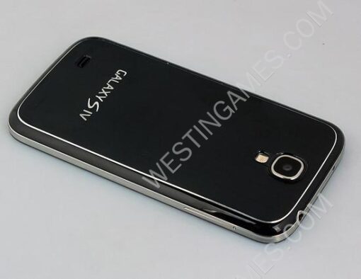 Metal Silk w/ Black Side Battery Back Door Cover Case for Samsung S4 I9500 - 10 Colors - Image 5