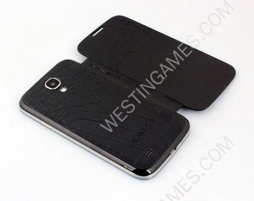 Leather Skin Housing Battery Cover and Front Case for Samsung Galaxy S IV S4 i9500 -12 Themes - Image 3