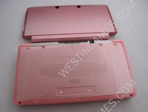Replacement Full Housing Shell Case with Buttons and Screws for Nintendo 3DS - Pink