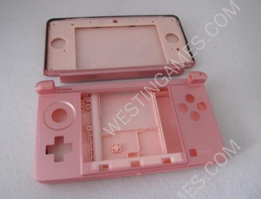 Replacement Full Housing Shell Case with Buttons and Screws for Nintendo 3DS - Pink - Image 2