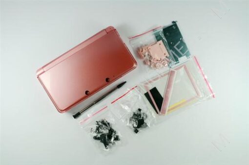 Replacement Full Housing Shell Case with Buttons and Screws for Nintendo 3DS - Pink - Image 5