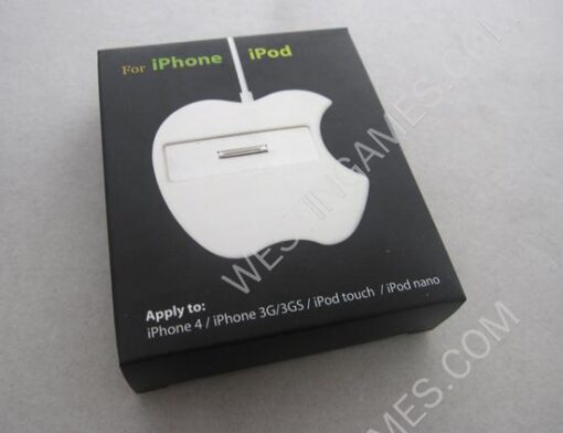 Data & Charger Dock Stand White for iPhone 3GS/4G/5G iPod Nano Touch - Image 5