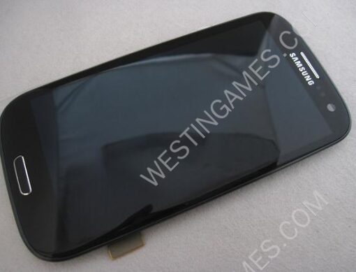 Full Original Samsung Galaxy S3 i9300 LCD Screen +Touch Digitizer with Frame/Button Assembly - Black