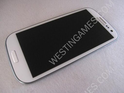 Full Original Samsung Galaxy S3 i9300 LCD Screen +Touch Digitizer w/ Frame/Button Assembly - White