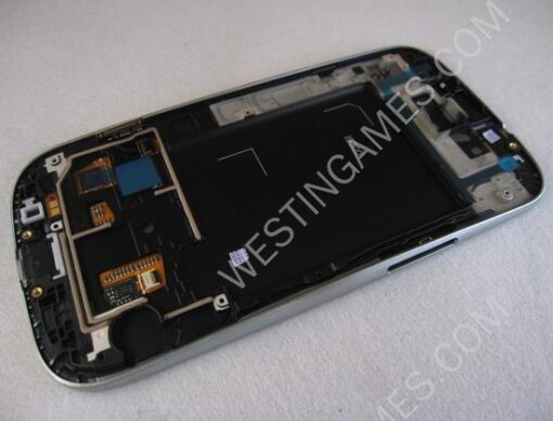Full Original Samsung Galaxy S3 i9300 LCD Screen +Touch Digitizer w/ Frame/Button Assembly - White - Image 2
