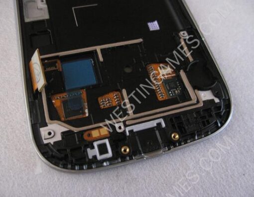 Full Original Samsung Galaxy S3 i9300 LCD Screen +Touch Digitizer w/ Frame/Button Assembly - White - Image 3