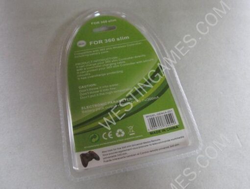 4800Mah Battery for XBOX360 Slim Wireless Controller - Black - Image 3