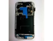 Original LCD Screen Display + Touch Panel Digitizer w/ Frame/Button for Galaxy S4 IV i9500 - White 02