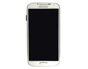 Original LCD Screen Display + Touch Panel Digitizer w/ Frame/Button for Galaxy S4 IV i9500 - White 03