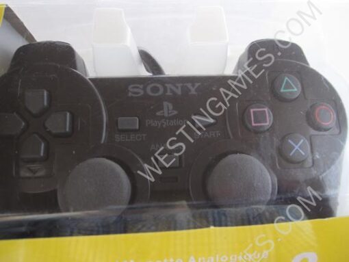 Wired Controller Joypad DualShock 2 w/ IC for Sony PS2 - Black (With Packing) - Image 3