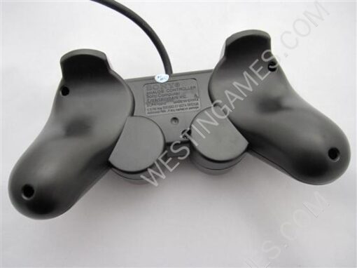 Wired Controller Joypad DualShock 2 w/ IC for Sony PS2 - Black (With Packing) - Image 5