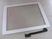 Full Glass Digitizer Touch Screen Assembly with Home Button and Adhesive for iPad 3 - White