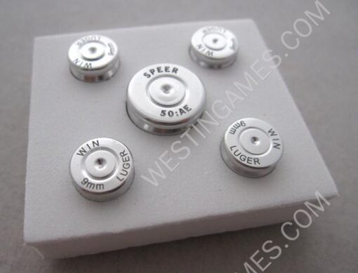 Xbox 360 Controller 9mm ABXY + Guide Bullet Button Mod Kit - Silver - Image 3