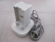 Dual Battery Charger Station 110~240V for Xbox 360 & Slim Wireless Controller - White (US Plug)