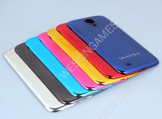 Mirror Chrome Battery Back Housing Door Cover Case For Samsung Galaxy S4 i9500 - 7 Colors
