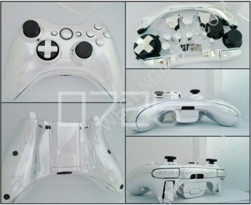 New Mirror Chrome Housing Case w/ Rotating D-Pad for XBOX360 & Slim Wireless Controller - 6 Colors - Image 3
